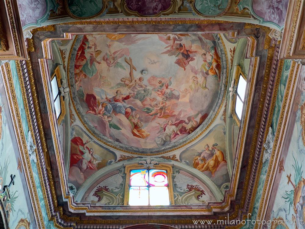 Orta San Giulio (Novara) - Cupola della Cappella del Rosario nella Chiesa di Santa Maria Assunta